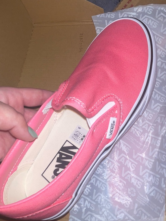 Vans Shoes - Vans Coral Pink Slip-On Sneakers